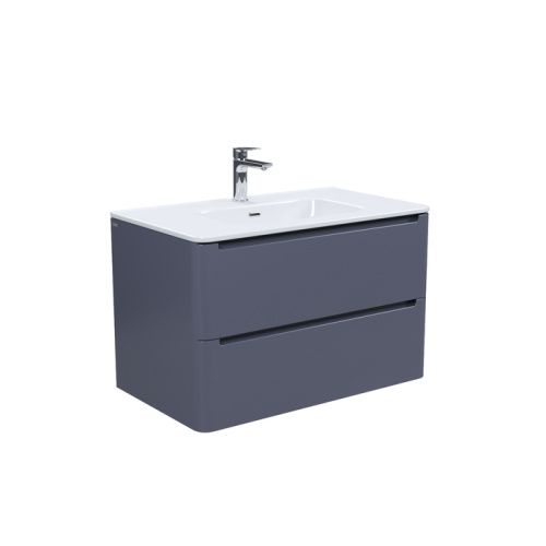 Тумба с раковиной Iddis Edifice EDI80D0i95K 80х50 подвесная цвет серый