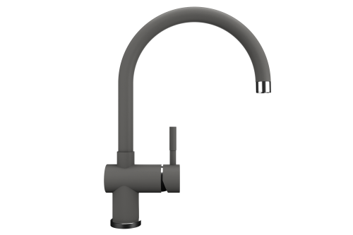 Смеситель для кухни Ulgran Quartz UQ-021-09 на мойку серый