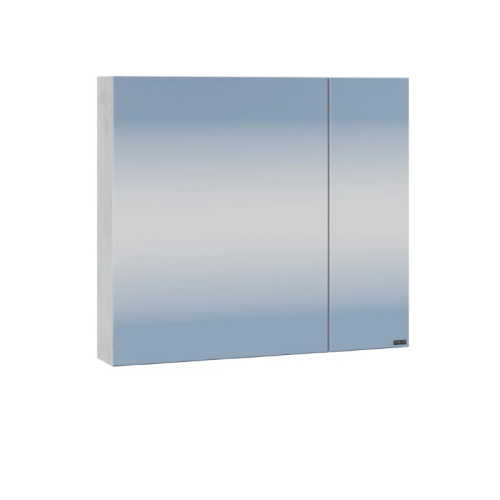 Зеркало-шкаф СанТа Марс 700418 70х70 подвесной цвет серый