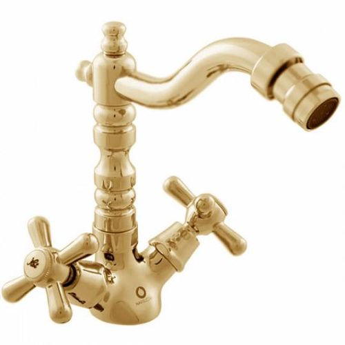 Смеситель RavSlezak MORAVA RETRO MK120.5/9Z на биде золото