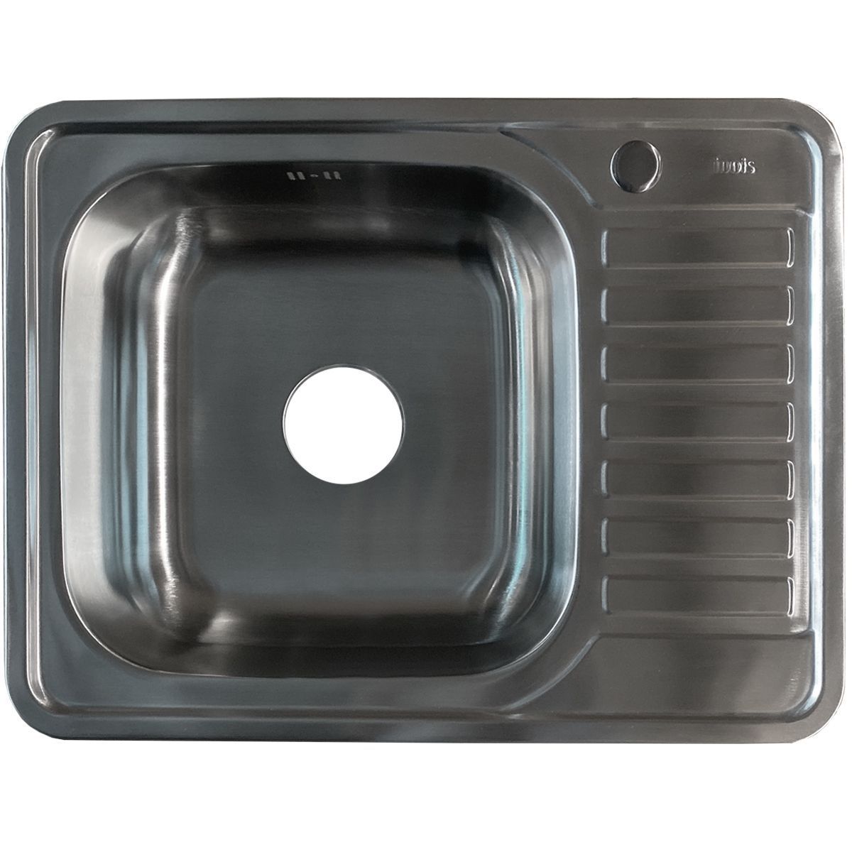 Кухонная мойка Iddis Basic BAS65SLi77 65х50 цвет серый поверхность глянцевая