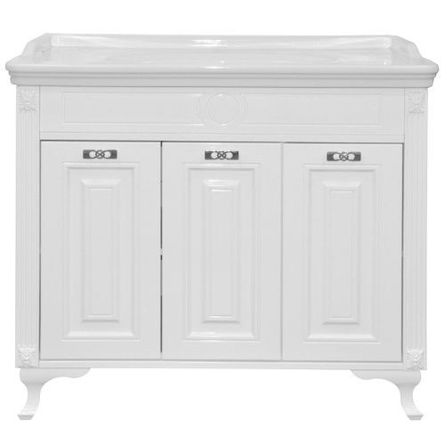 Тумба с раковиной Azario MAGNOLIA CS00068642 100х50 напольная цвет белый