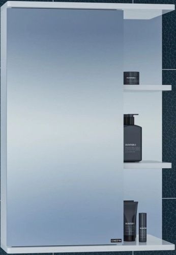 Зеркало-шкаф СанТа Ника 101084 50х70 подвесной цвет белый