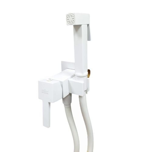 Гигиенический душ со смесителем Webert Pegaso PE870303740 белый