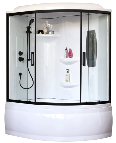 Душевой бокс Royal Bath ALP RB170ALP-T-BL-L 170х100