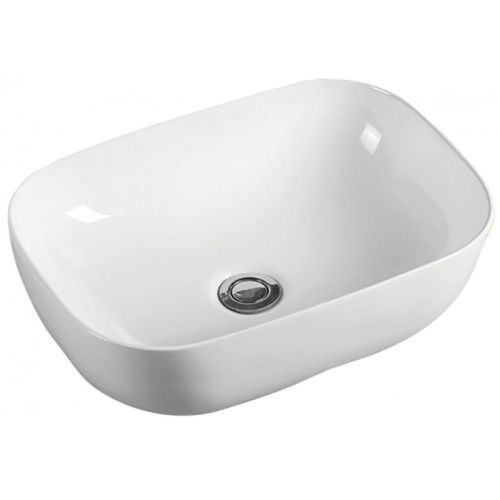 Раковина из сантехнического фаянса Esbano MARTEL-N ESRNMARTNW 50х40 накладная цвет белый без отверстий под смеситель