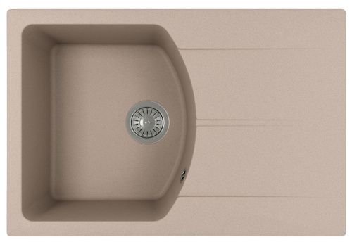 Кухонная мойка Florentina Паола 760 20.475.B0760.104 75х50 цвет бежевый поверхность матовая