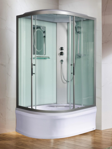 Душевая кабина WeltWasser WW500 10000003313 90х120 асимметричная с крышей ориентация правая