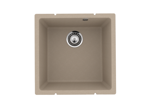 Кухонная мойка Ulgran Quartz Under 400-03 45х45 цвет бежевый