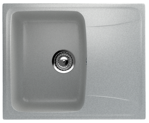 Кухонная мойка Ulgran Classic U-201-310 60х45 цвет серый