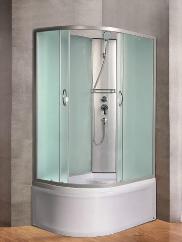 Душевая кабина River NARA 10000011841 100х80 асимметричная без крыши ориентация правая