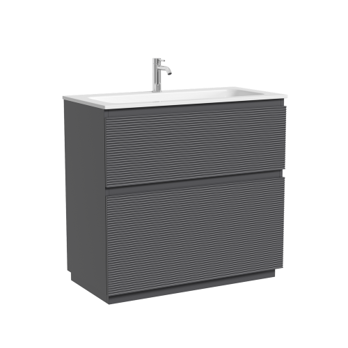 Тумба под раковину Sancos FOLK Floor FL90FGS 90х40 напольная цвет серый