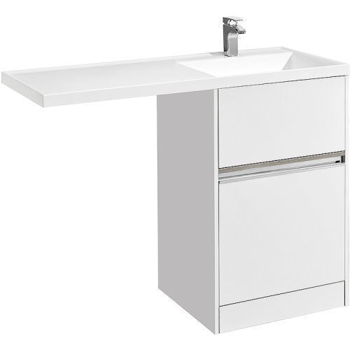 Тумба под раковину Aquaton Лондри 1A235901LH010 60х50 подвесная цвет белый