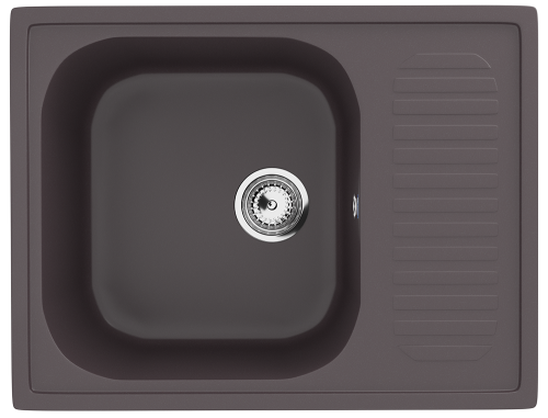 Кухонная мойка Ulgran Classic U-202-345 65х50 цвет коричневый