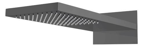 Верхний душ Boheme Fusion 419-SGM 25х55 серый