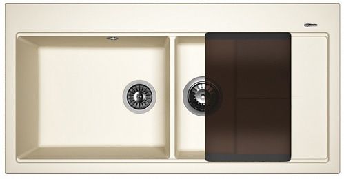Кухонная мойка Florentina Россана 20.335.E1000.201 100х50 цвет белый поверхность матовая