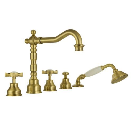 Смеситель Migliore PRINCETON 19345 на борт ванны бронза