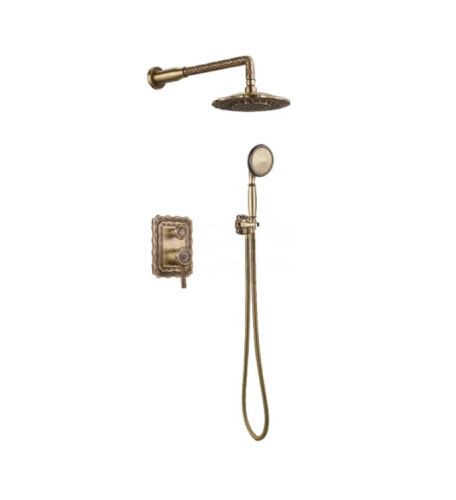 Душевая система Bronze de Luxe 10138DF встраиваемая в стену цвет бронза