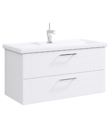 Тумба под раковину Aqwella Y MAN01102 100х50 подвесная цвет белый