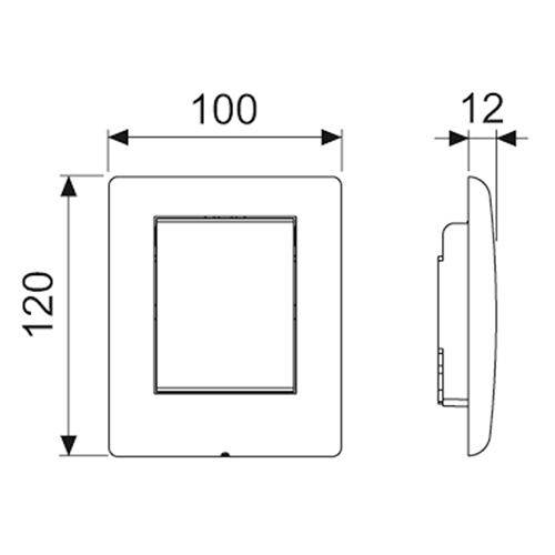 Клавиша смыва механическая Tece TECEplanus 9242311 цвет хром - фото 2