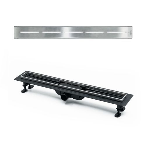 Душевой лоток Timo Eco SP10900-SG10900 95х10 черный