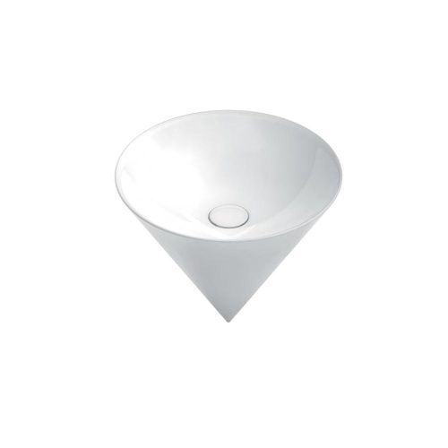 Раковина керамическая Kerama Marazzi CONO CO.wb.44 40х40 подвесная цвет белый без отверстий под смеситель