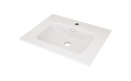 Раковина керамическая Cezares 50202 60х50 подвесная цвет белый 1 отверстие под смеситель