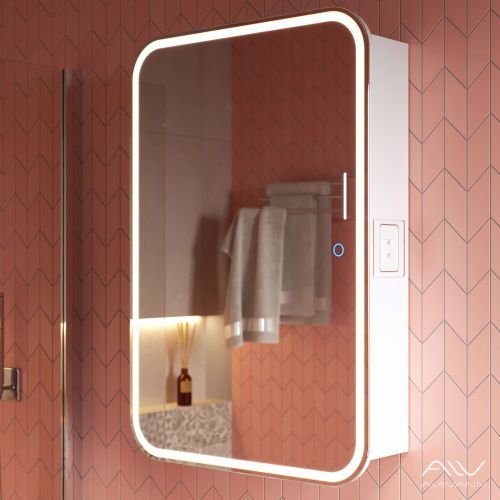 Зеркало-шкаф Alavann Lana ALV0278003 60х80 подвесной цвет белый