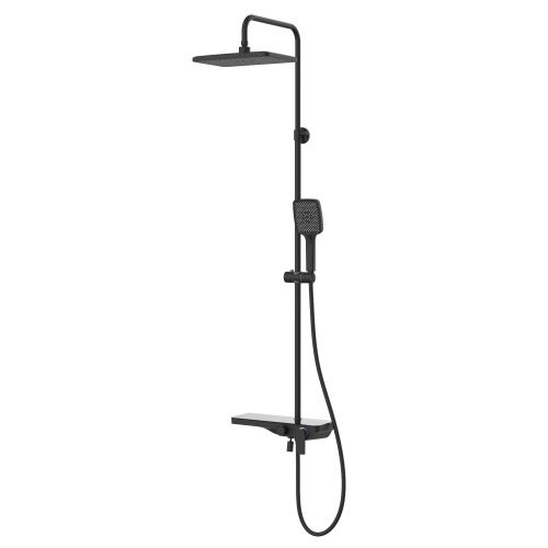 Душевая стойка Raglo R60 R60.24.06 настенная цвет черный