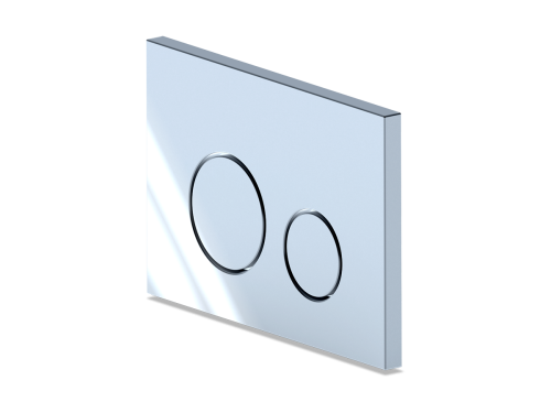 Клавиша смыва механическая Bas ИУ00003 цвет хром