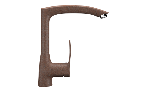 Смеситель для кухни Ulgran Classic U-005-307 на мойку оранжевый