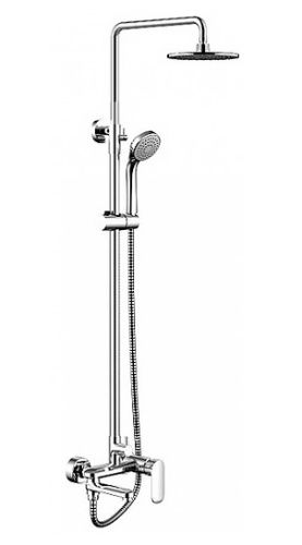 Душевая стойка Bravat Opal F6125183CP-A1-RUS настенная цвет хром