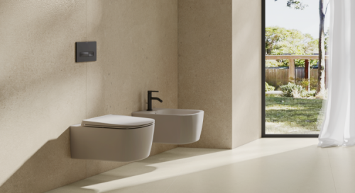 Унитаз подвесной Kludi RESA S 27WCSET43 белый с сиденьем микролифт безободковый смыв торнадо