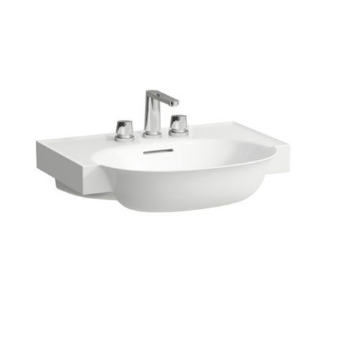 Раковина керамическая Laufen New Classic 8.1385.3.000.108.1 60 см накладная цвет белый 3 отверстия под смеситель