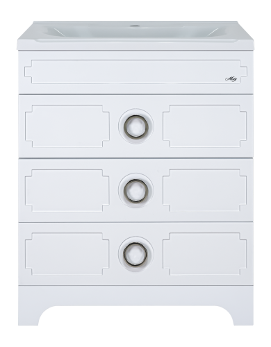 Тумба под раковину Misty Лейла Пр-Лей01070-013Я 70х40 напольная цвет белый