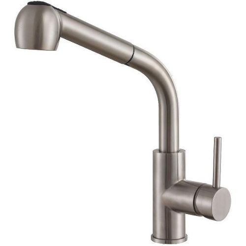 Смеситель для кухни Haiba HB70304-2 на мойку нержавеющая сталь