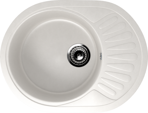 Кухонная мойка Ulgran Classic U-107m-341 55х45 цвет белый