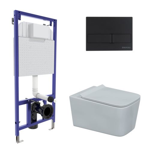 Комплект унитаз с инталляцией и клавишей смыва Berges NOVUM 043279