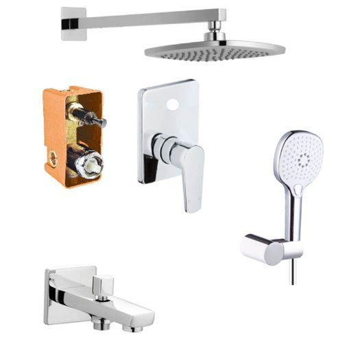 Душевая система Azario TREYA AZ-15680711 встраиваемая в стену цвет хром