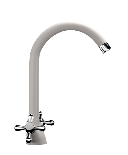 Смеситель для кухни Ulgran Classic U-012-331 на мойку белый