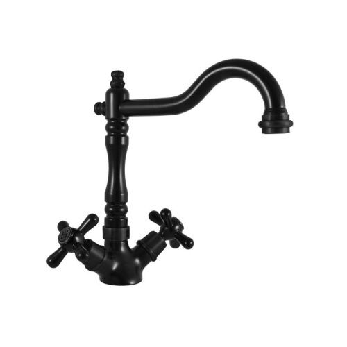 Смеситель для кухни RavSlezak MK120.5/8CMAT на мойку черный