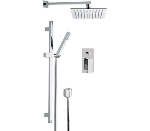 Душевая система Remer Absolute AU09S01UFS20 встраиваемая в стену цвет хром