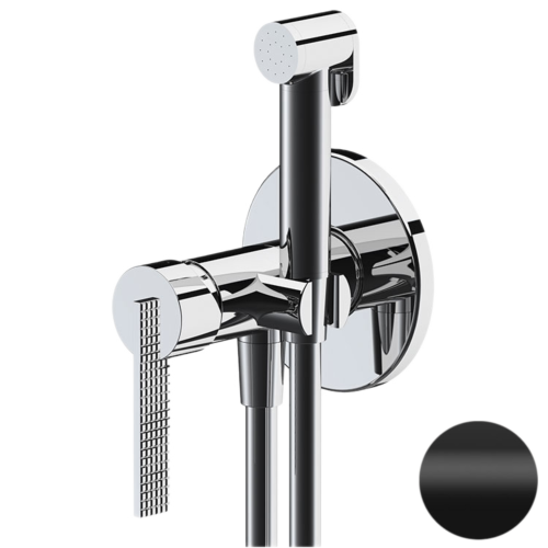 Гигиенический душ со смесителем Daniel ANC645BP4DC15 черный