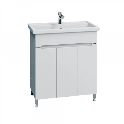 Тумба под раковину СанТа Лондон 224041 80х40 напольная цвет белый