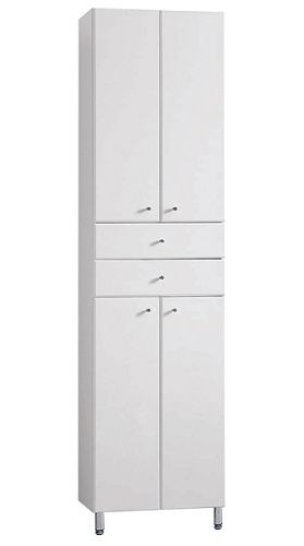 Шкаф-пенал Aquaton Симпл 1A122303SL010 50х190 напольный цвет белый