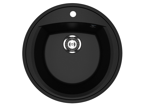 Кухонная мойка Ulgran Classic U-603-344 50х50 цвет черный