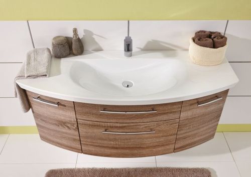 Тумба под раковину Puris Classic line WUA35147M(786/186) 140х50 подвесная цвет коричневый