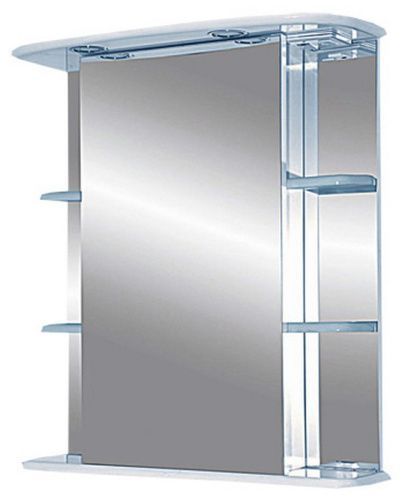 Зеркало-шкаф Misty Магнолия Э-Маг04065-01СвП 70х70 подвесной цвет белый