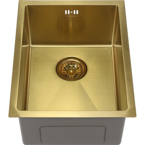 Кухонная мойка Melana ProfLine D5138HG золото 51х38 цвет золото поверхность матовая