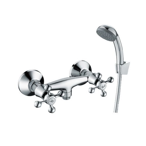 Смеситель для ванны и душа DECOROOM DR54 DR54055 настенный хром